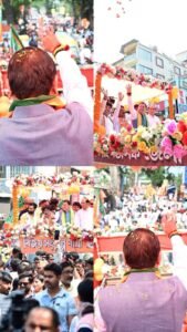 हर ओर “धाकड़ धामी” के जयघोष, लोगों की अपार भीड़