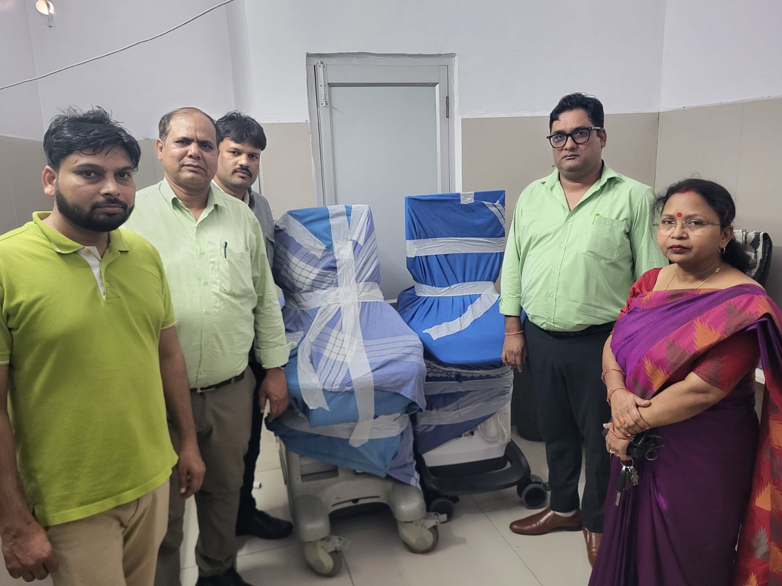 स्वास्थ्य टीम और प्रशासन की संयुक्त निरीक्षण कार्रवाई