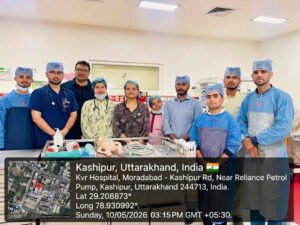 केवीआर हॉस्पिटल काशीपुर में कल नेशनल एनआरपी डे के तहत स्वास्थ्यकर्मियों को नवजात शिशुओं की जीवनरक्षक तकनीकों का प्रशिक्षण