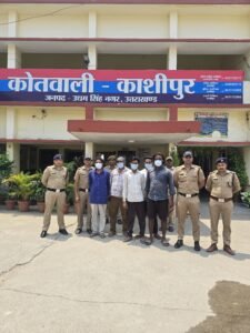 काशीपुर पुलिस द्वारा ऑपरेशन प्रहार के तहत किया 05 वारंटीयो को गिरफ्तार 