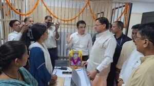 खटीमा में मुख्यमंत्री पुष्कर सिंह धामी ने 89 लाख रुपये की विकास योजनाओं का किया लोकार्पण