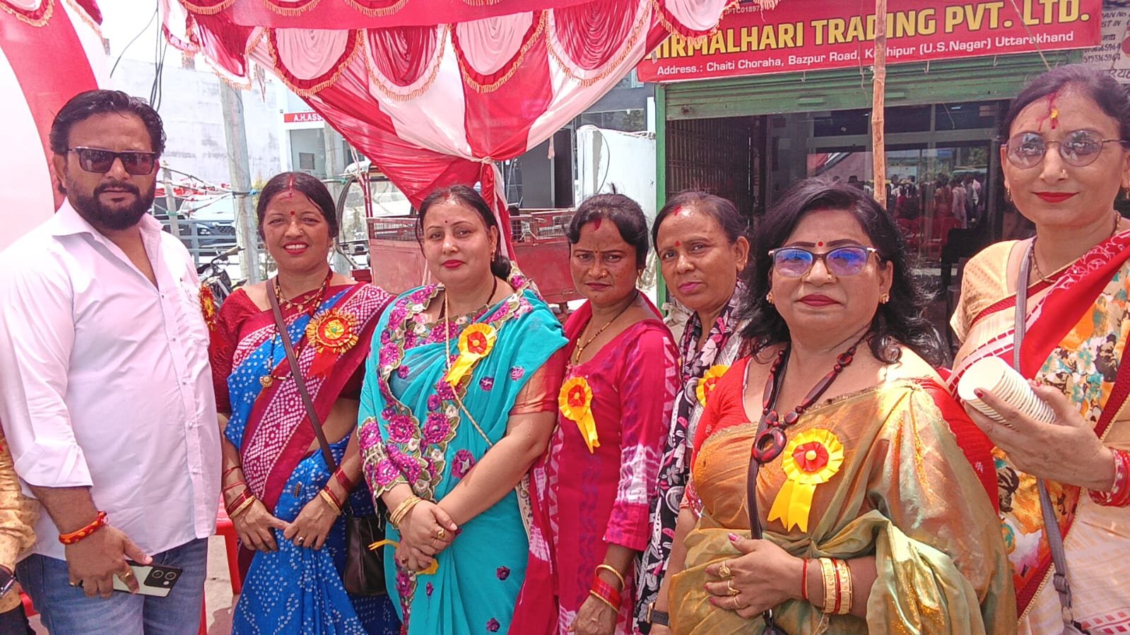 नव शक्ति परिवार संस्था के द्वारा छबील कार्यक्रम का आयोजन