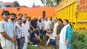 विश्व पर्यावरण दिवस पर आवास विकास मंडल भाजपा द्वारा वृक्षारोपण