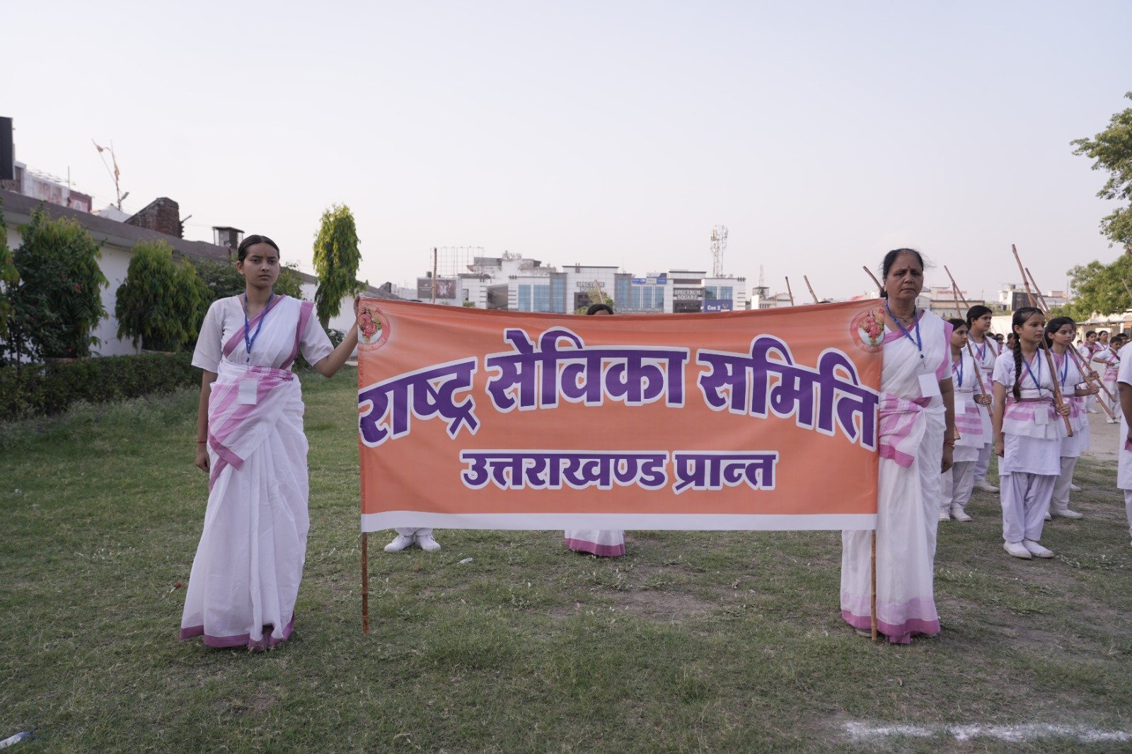 राष्ट्र सेविका समिति RSS का प्रवेश समिति शिक्षा वर्ग का पथ संचलन 