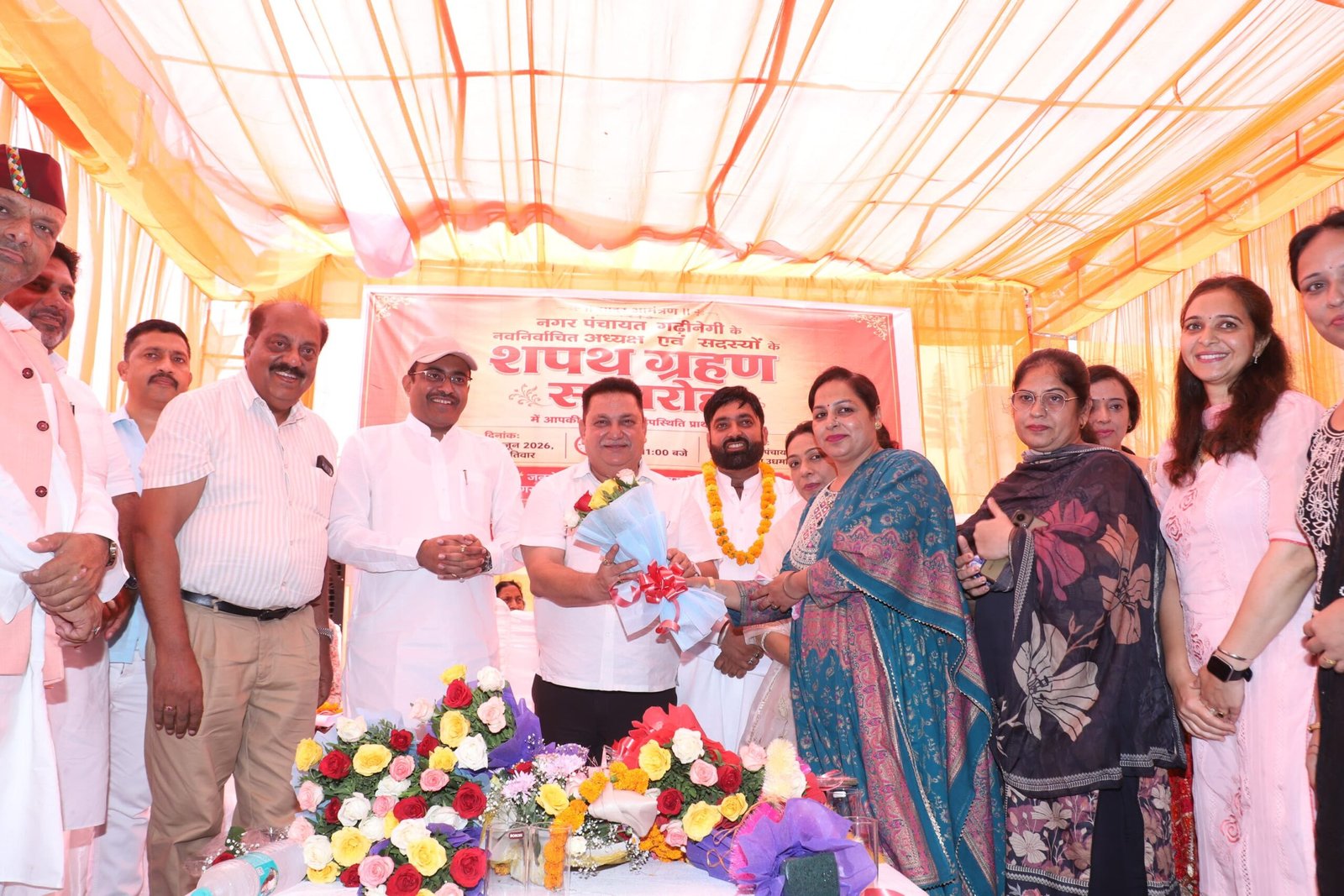गढ़ीनेगी के नवनिर्वाचित चेयरमैन व सभासदों ने ली शपथ : नए बोर्ड को विकास में देंगे पूरी मदद: दीपक बाली     