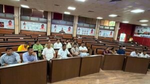 एस आईआर को लेकर महापौर दीपक बाली के नेतृत्व में हुई पार्षदों की बैठक