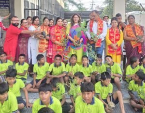 हरेला पर बच्चों को दिया हरियाली और जिम्मेदारी का संदेश